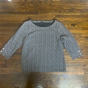 Talbots Polkadot sweater business casual